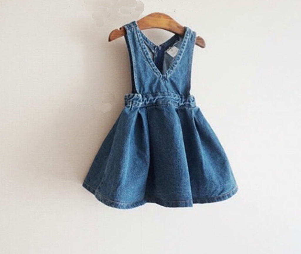 Denim Zip Up Dress