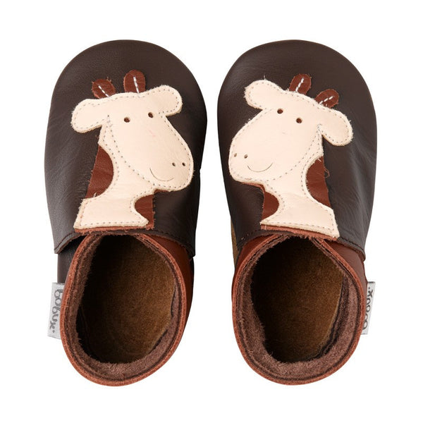 Bobux giraffe leather soft soles - Gemgem