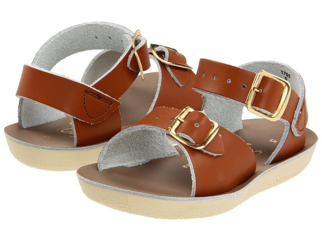 Salt Water Sun-San Surfer Sandals Tan