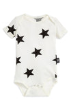 NuNuNu 'Star' Short Sleeve Cotton Bodysuit