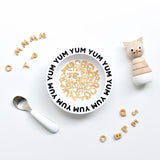 Buddy + Bear Yum Yum   Plastic Bowl