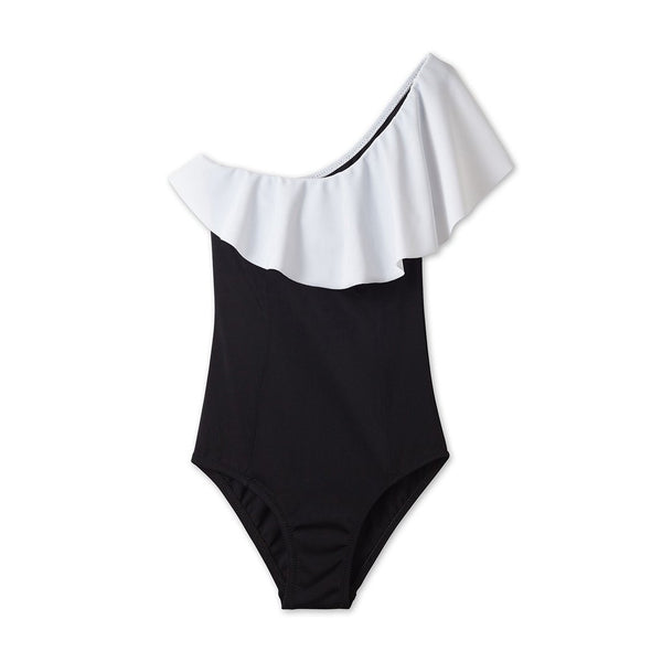 Stella Cove Black Girls Swimsuit