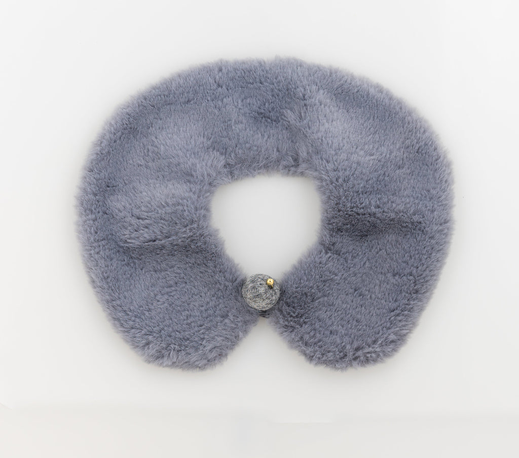 Faux Fur Collar Scarf - Gemgem - 2
