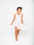 Joah Love Harper Diamond print twirl dress - Gemgem - 1