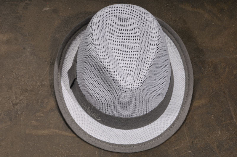 Ikks boy white fedora - Gemgem