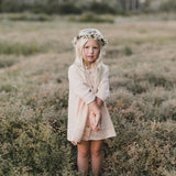 Rylee and Cru BUTTON SHIRT DRESS / BLUSH