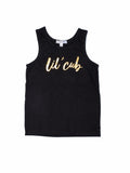 Joah Love Lil Cub Print Tank Top Black