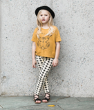 Rylee + Cru Le Tigre Boxy Top / Mustard