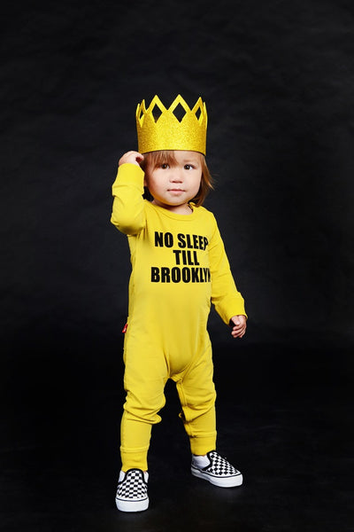 Rock Your Baby No Sleep Till Brooklyn Playsuit - Gemgem - 1