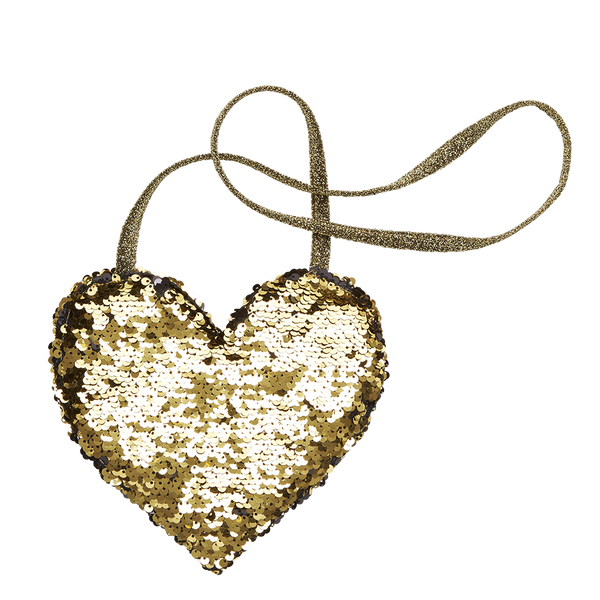 Rock Your Baby - All Heart Handbag Gold - Gemgem  - 1