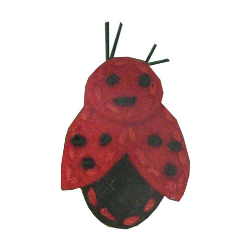 Ladybug Felt Hair Clip - Gemgem