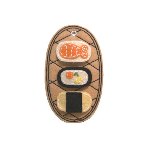 Sushi Anyone Felt Hair Clips 3 PK - Gemgem