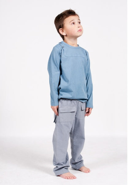 Go gently baby Cargo pants Silver Gray - Gemgem - 1
