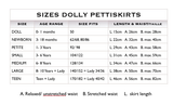 DOLLY by Le Petit Tom THUMBELINA pettiskirt ivory cream - Gemgem - 5