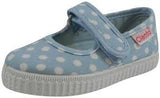 Sky Blue Polka Dot Cienta Shoes