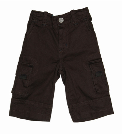 Egg Baby Cargo Pants in Brown - Gemgem  - 1