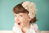 Snugars Floating Flowers in Ivory headband - Gemgem - 2