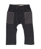 Go gently baby Stripe pants in Charcoal - Gemgem - 1