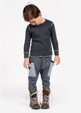 Go gently baby Stripe pants in Charcoal - Gemgem - 2