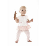 Egg Baby Jersey Ruched Legging - white - Gemgem - 2