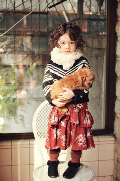 Chevron Intarsia Sweater - Gemgem - 1