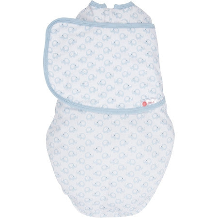 Embé CLASSIC 2-Way Swaddle (Blue Elephants)