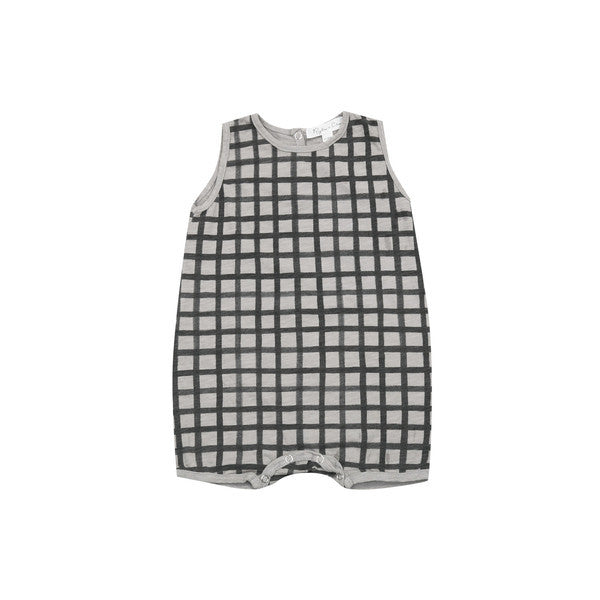Rylee + Cru CHECK ROMPER - Gemgem - 1