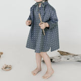 Rylee and Cru Button Shirt Dress / Cross Washed Indigo