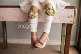 Snugars Strawberries and Cream Petite Rose Legwarmers - Gemgem - 1