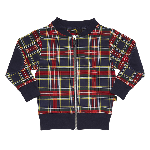 Rock Your Baby - Tartan Zip Cardigan - Gemgem  - 1