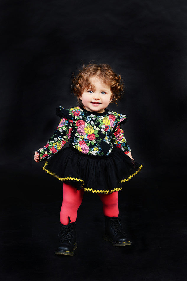 Rock Your Baby - Midnight Garden Baby Circus Dress - Gemgem - 1
