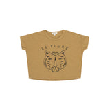 Rylee + Cru Le Tigre Boxy Top / Mustard