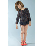 Anthem of th ants Velvet Slim Legging in Bright Pink - Gemgem - 2