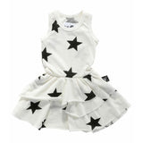 NuNuNu White Star Layer Dress