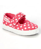 Fuschia Polka Dot Cienta Shoes