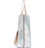 Street Level Silver/Nude Reversible Tote