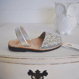 Avarcas Pons Classic Style Glitter Silver