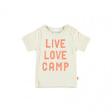 Tiny Cotton Live, Love, Camp Tee - Gemgem  - 2