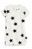 NuNuNu White Star T-Shirt Dress