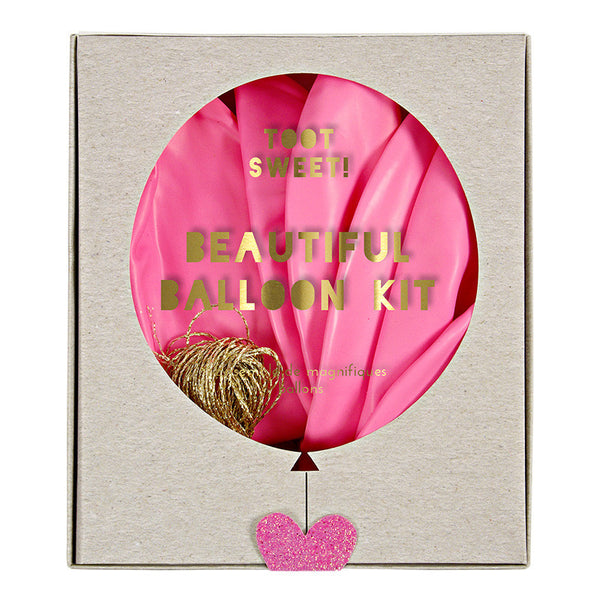 Merimeri Toot Sweet Beautiful Balloon Kit Pink