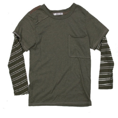 [Joah Love] Military Layered Tee - Gemgem