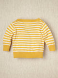 [Siaomimi] Stripe cardigan - marigold/cream