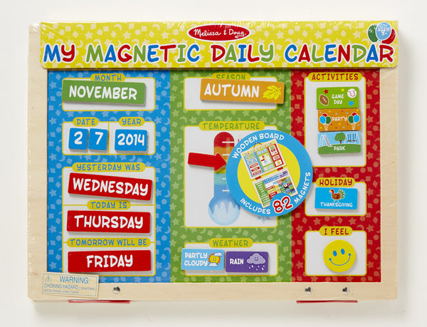 Melissa & Doug My Magnetic Daily Calendar - Gemgem  - 1