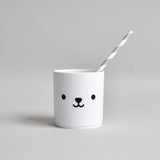 Buddy + Bear Bear White Tumbler