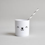 Buddy + Bear Bear White Tumbler