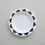 Buddy + Bear Happy Clouds   Plastic Plate (Black)