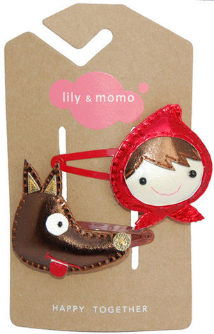 Big Bad Wolf Hair Clip by Lily and Momo