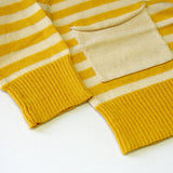 [Siaomimi] Stripe cardigan - marigold/cream - Gemgem  - 3