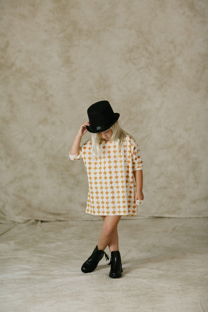 Rylee + Cru Diamonds Slouch Dress / Vanilla