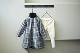 Checkered Winter Dress - Gemgem  - 3